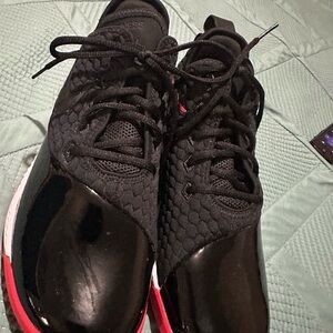Nike Black and Red Athletic Sneakers